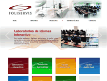 Tablet Screenshot of foliservis.com